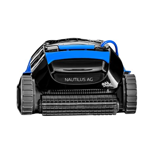 Dolphin (2026 Model) Nautilus AG Automatic Robotic Pool Vacuum Cleaner, Active Scrubber Brush, Top Load Filters Access, Ideal for Above-Ground Pools up to 33 FT in Length