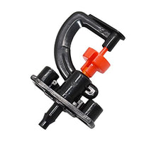 VCDUXMQLK 360 Degree Rotating Sprinkler Nozzle Greenhouse Drip Irrigation G Type Suspension Micro 1/4 Hose 100pcs