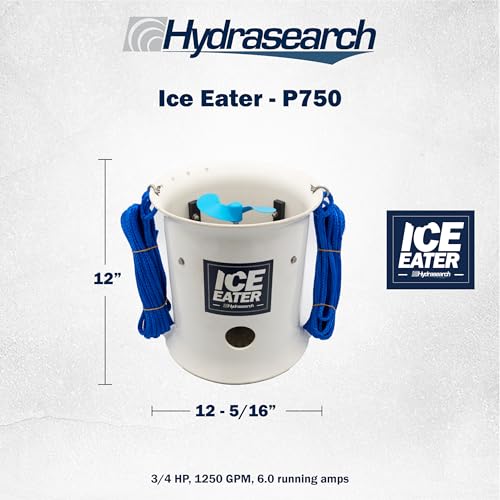 ICE EATER Pond Deicer P750.050 0.75HP 115V with 50-Foot Power Cord