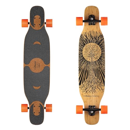 Loaded Boards Symtail Longboard Skateboard Complete Flex 2 Orange