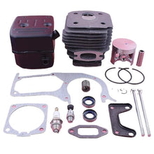 58mm Engine Motor Cylinder Piston Ported Kit for for Husqv/Arna 395 395XP Gasket Oil Seal Chainsaw Garden Tool Parts