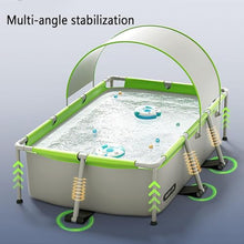 Metal Frame Swimming Pool, Multi-Directional Support to Maintain Stability, for Adults (2.6m)
