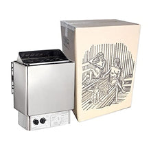 ROROLL Sauna Steam Generator, SCA Stainless Steel Sauna Heater Electric Sauna Stove with Internal Controller 3KW/4.5KW/6KW/8KW/9KW Household Commercial Sauna Room Equipment for Home Spa Sauna(3KW)