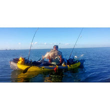Advance Elements StraitEdge™ Angler Inflatable Fishing Kayak with Rod Holders Yellow