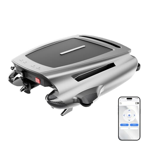 Cordless Solar Powered Pool Skimmer Robot, 24/7 Constant Surface Cleaning, Smart Radar Sensing Technology, 28H Battery Life, Salt Chlorine Resistant, Easy Maintenance