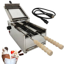 INTSUPERMAI Chimney Cake Oven Ice Cream Cone Machine with 2pcs Baking Tools