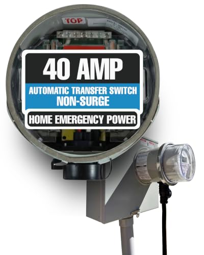 GenerLink Automatic Transfer Switch for Home Generator Non-Surge, 40AMP