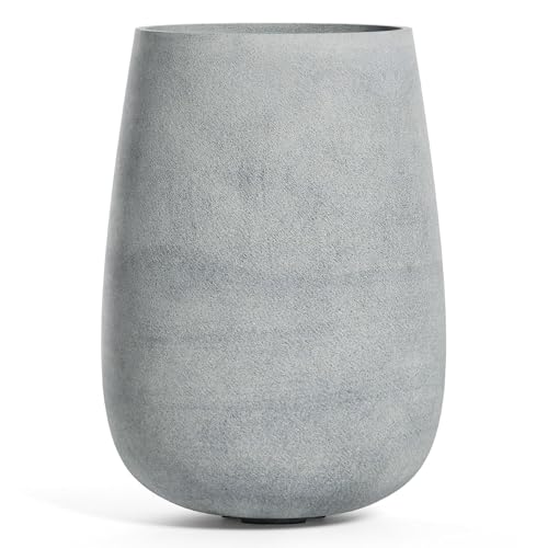 COSAPOTS Mondo High Tall Fiberglass Planter, Indoor/Outdoor