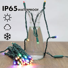 LAMPHOME Multi-Colored Christmas Mini String Lights, 1200LED (24pk of 50L) Waterproof Fairy Lights Plug in, Connectable Christmas Decorations for Indoor Outdoor Home Party Garden Yard