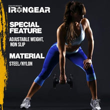 Irongear Adjustable Dumbbell Set 5-in-1 Weights for Home Gym