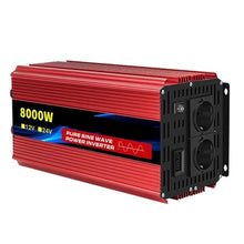 Pure Sine Wave Power Inverter 5000W/6000W/7000W/8000W/10000W/12000W 12 v 220 v car Inverter car Power Inverter(12V12000W 50HZEU)