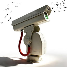 ALSUP Bird Scarer 360° Rotation, Heavy Rainproof Auto-Cruise, Adjustable Trajectory Outdoor Bird Deterrent for Farm Orchard Industrial Use B