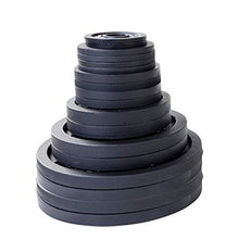 Body-Solid (OSB455) Olympic Weight Plate Set with Bar Black
