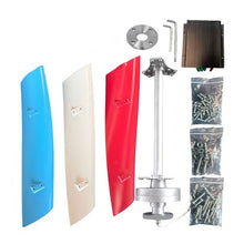 800W Wind Turbine Generator 12V 24V with 3 Blades Wind Vertical Turbine Generator Permanent Magnet Generator Wind Turbine Kit for Hybrid Wind Solar,A-24V