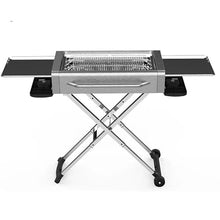 Charcoal Barbecue Grill Portable Outdoor Stainless Steel BBQ Grills Tools Picnic Camping Folding Stove