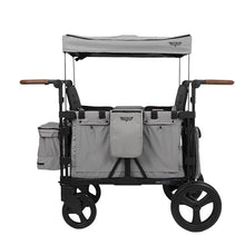 Keenz Luxury Comfort Stroller Wagon Foldable Double Seater Adjustable Canopy Gray