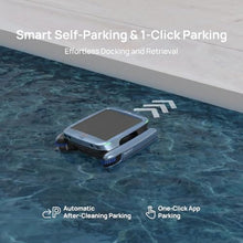 Beatbot iSkim Ultra Solar-Powered Auto Pool Skimmer 24/7 Cleaning, Built-in Water Clarification, Smart App & Voice Control, Dual Charging, Precision Edge & Corner Cleanup, Navy Blue