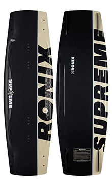 Ronix Wakeboard Package 141 - Supreme Wakeboard w/ Supreme Boa Boot - 8-9 Black