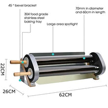 Dntum Portable BBQ Grill,Solar BBQ Cooker,Home Oven Outdoor Vacuum Tube Grill for Commercial Smokeless Barbecue,Comes with A Portable Storage Bag,Suitable for Camping,Outdoor,Park,Courtyard
