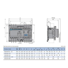 ATS Dual Power Automatic Transfer Switch, NXZM-125S-4B 4P with Short Circuit Protection Automatic Transfer Switch