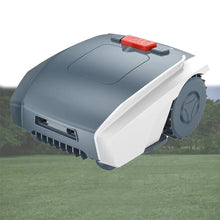 Kindevieft Robotic Lawn Mower, Automatic Lawn Mower with Accurate Navigation and Obstacle Avoidance, Mowing Robot, All-Terrain Capabilities, U-Shape Path Planning, for Grass Cutting,Grey