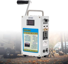 Survival Hand Crank Generator, Portable Hand Crank Generator, Emergency Manual Generators Charger, Digital Display, 110V / 220V, For Emergency, Camping, Sudden Power Outages 发电机+控制器