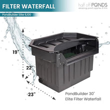 HALF OFF PONDS PondBuilder Elite 6100 GPH Koi Pond Kit 30 x 30 Ft PVC Liner