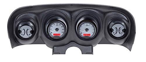 Restoration Performance 1969 Ford Mustang VHX System Silver Face Red Display
