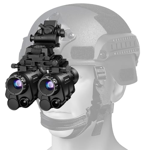 GOYOJO NVG Night Vision Goggles Helmet Mounted 2K Black