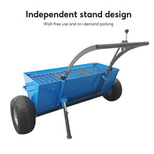 TECHTONGDA Hand-Pushed Steel Abrasive Aggregates Spreader 661.39lbs Capacity, 2000 m²/h Coverage for Concrete Floor