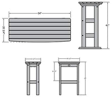 Highwood Lehigh 3pc Bar Height Balcony Set Nantucket Blue