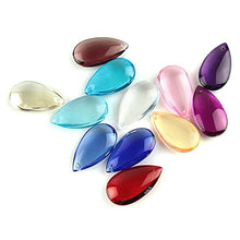 38mm/50mm Mixed Colors Water Drop Prisms for Lighting Crystal Chandelier Suncatcher Ornament Lighting Lamp Hanging Decoration,50mm 100pcs