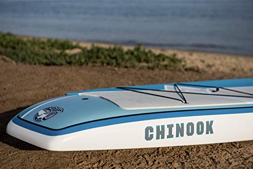 Boardworks Chinook Touring Stand-Up Paddleboard Bamboo/Blue/Light Blue