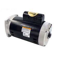 The Pool Supply Shop 2 Horsepower Square Flange Full Rated Pool Pump Motor 1.30 SF Black