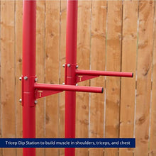 Titan Fitness Outdoor Power Tower Red