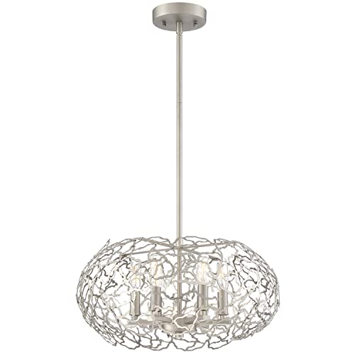 Zeev Lighting P30039-6-SN Helios Pendant, Nickel