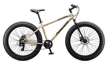 Mongoose Malus Fat Tire Mountain Bike 26-Inch 7-Speed Steel Frame Tan