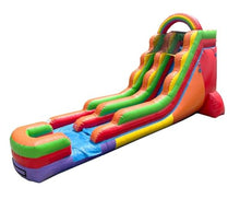 TentandTable 18FT Commercial Inflatable Water Slide & Blower, Rainbow