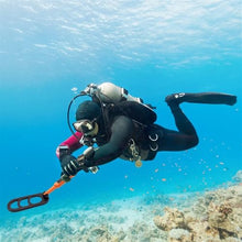 UYCVT Metal Detector, Waterproof Metal Detector Folding Version Pulse Coil Underwater Pulse Scan Pinpointer Detecting