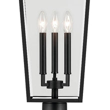 Kichler Regence 3-Light Outdoor Post Light, Textured Black