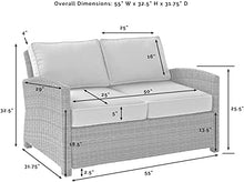 Crosley Furniture Bradenton Outdoor Loveseat