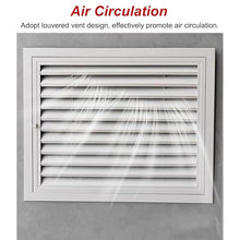 Ventilated Access Panel with Louvered Plate, Air Vent Access Hatch for Plumbing/Drywall, 12x16 18x22 28x32 36x36 38x48 Inch Large Wall Hole Cover Inspection Door(30x48in)