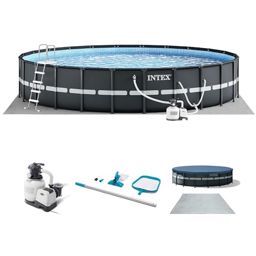 INTEX Ultra XTR 18ft x 52in Above Ground Swimming Pool Set Bundle