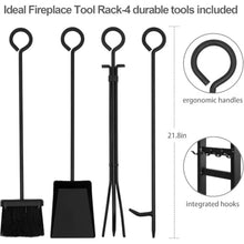 IEDFHJU Firewood Rack Large 30.7in Wrought Iron Firewood Rack