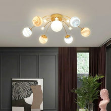 XIEICS Dimmable Modern Flush Mount Ceiling Lights, Nordic Creative Children's Room Close to Ceiling Lights for Boys Baby Room Nursery Dining Room Bedroom Living Room