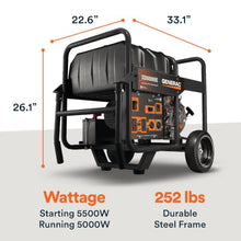 Generac 5,500 Starting Watt Diesel Powered Portable Generator