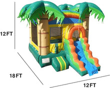 HERO KIDDO Tropical Breeze Inflatable Bounce House Yellow