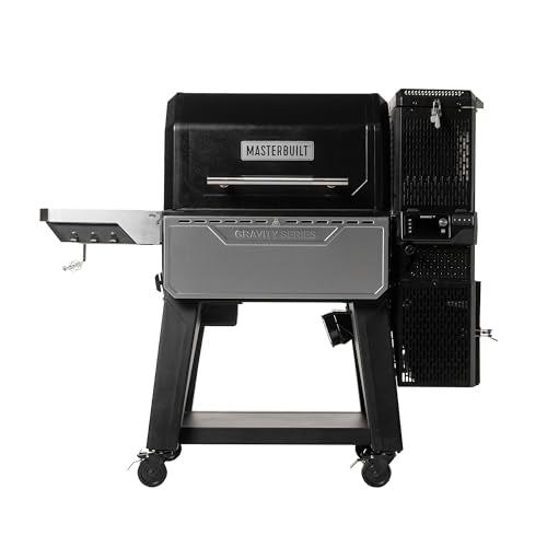 Masterbuilt Gravity Series XT Smoker Grill | Combination Charcoal Grill and Smoker | Black | App Control | Digital Control Panel