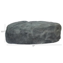 Gardenised Huge Decorative Outdoor Weather Resistant Faux Stone Realistic Sandstone Rock for Garden Patio & Landscape Lightweight Boulder Utility Cover for Lawn Yard Pond Park & Backyard, Sheredian