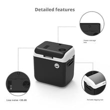AWMGPDDBTO Mini Fridge Portable Car Cooler 25L/30L Black